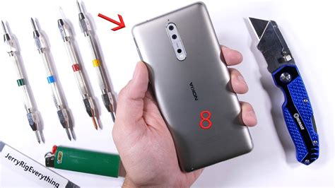 drop test nokia 8|Nokia 8 Durability Test and Teardown .